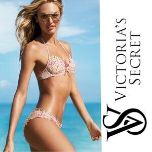 Victoria's Secret | "Confetti" The Ruffle Cheeky Bikini Bottoms | Size Small